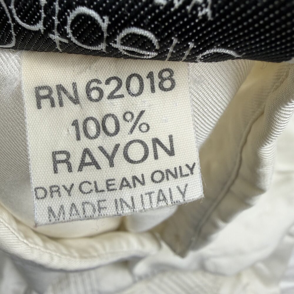 Rafaella Cream Pintuck Button-Down Blouse Size 10 - Picture 6 of 11